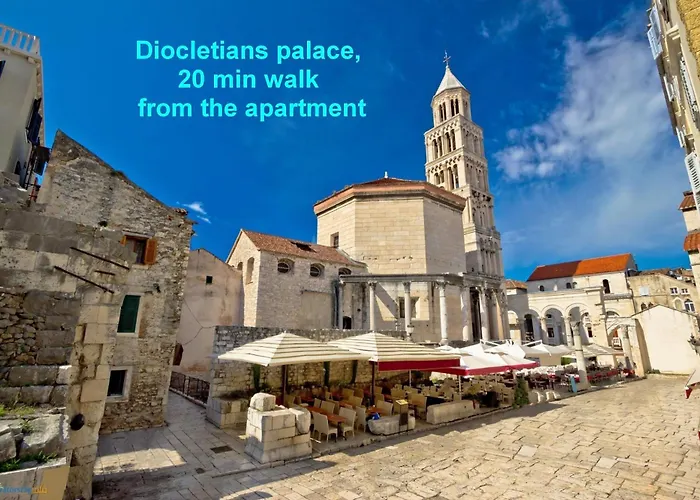 アパート Adriatic Retreat Meje, 4 Min Walk To The スプリト