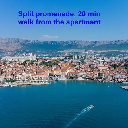 Apartman Adriatic Retreat Meje, 4 Min Walk To The Split