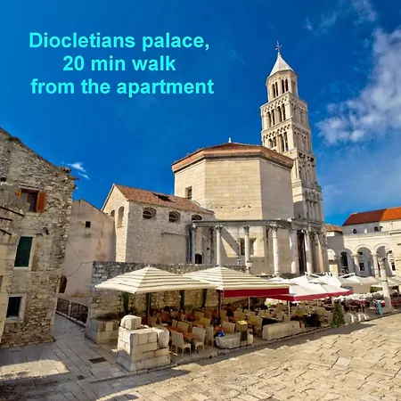 Apartman Adriatic Retreat Meje, 4 Min Walk To The Split